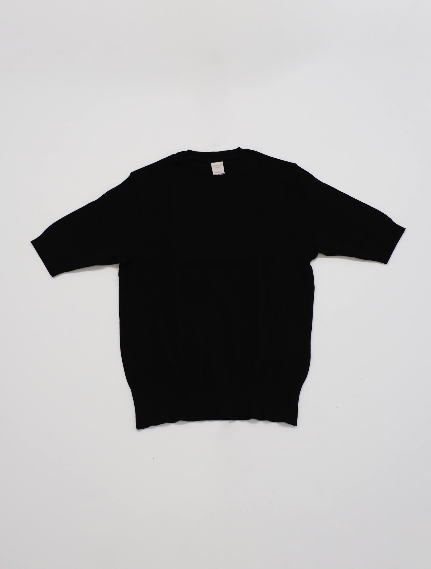 ショートスリーブコットンニットソー "ARGENTO" (gicipi)