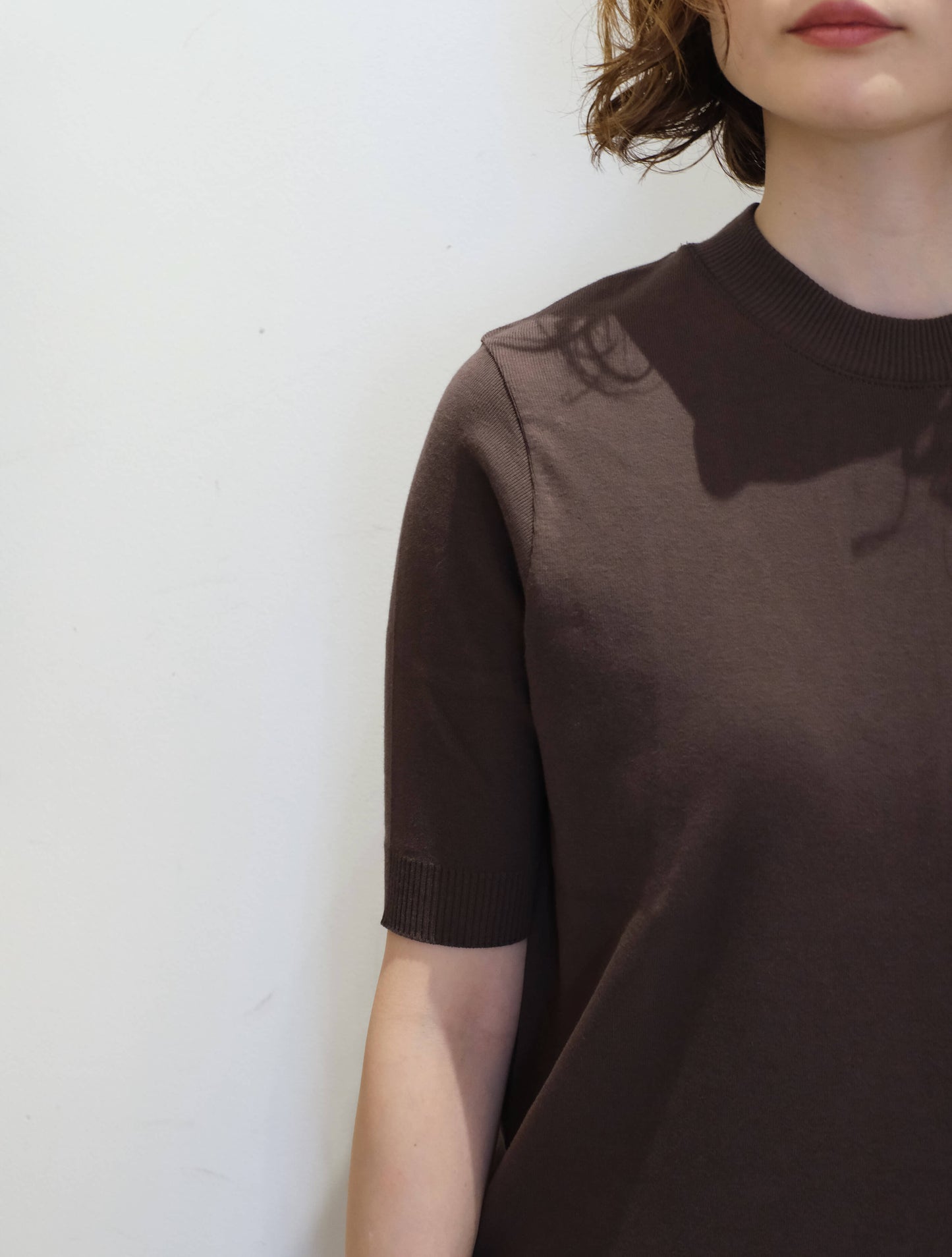 ショートスリーブコットンニットソー "ARGENTO" 26SS(gicipi)