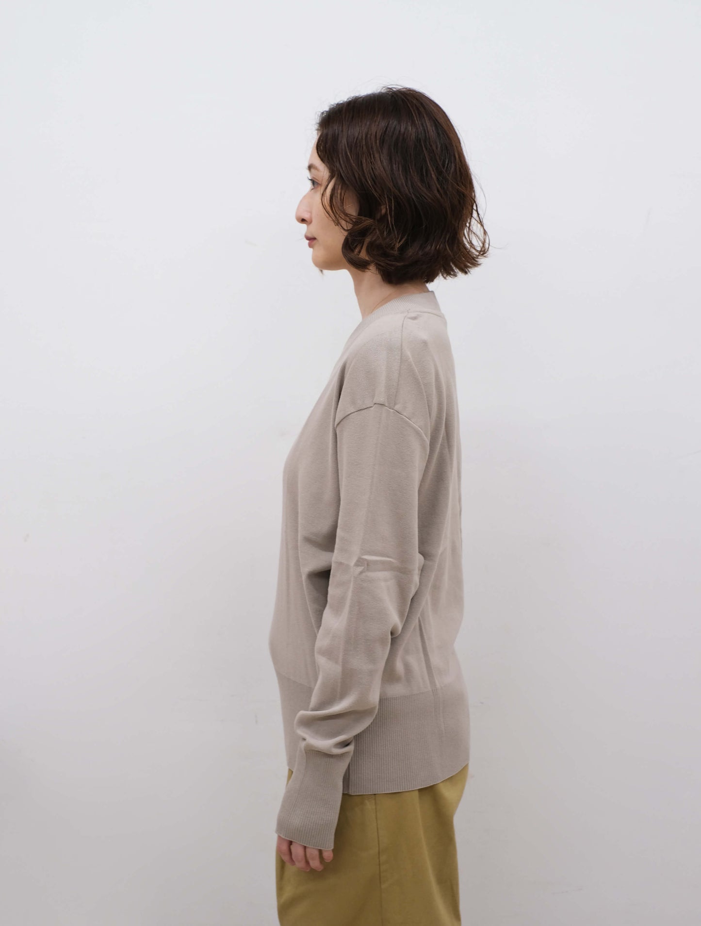 Vネックニットソー "CARCIOFO" (gicipi)