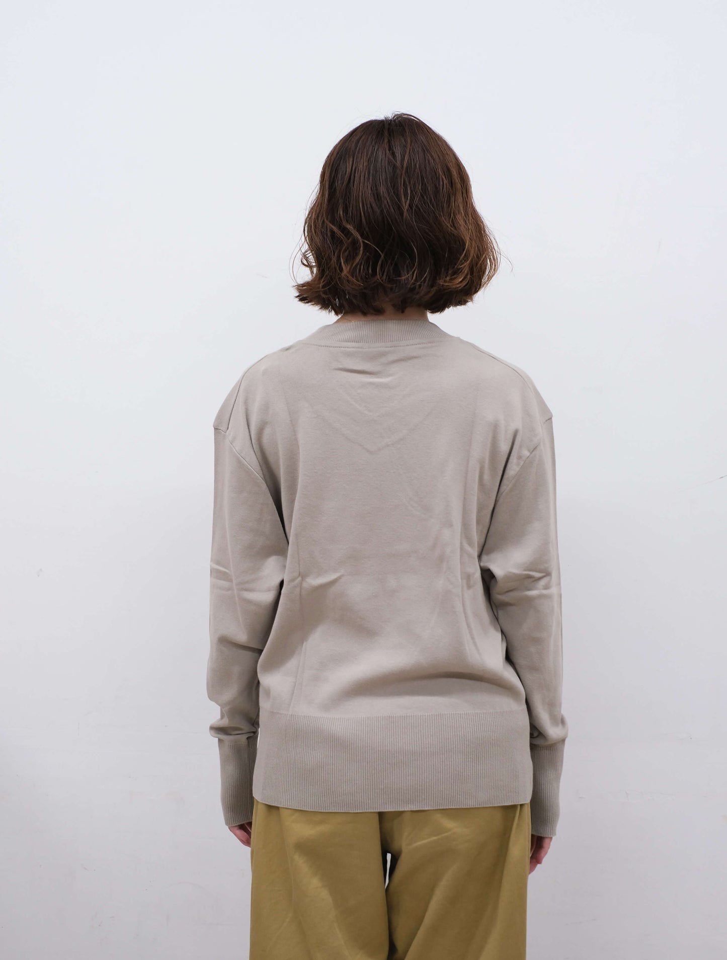 Vネックニットソー "CARCIOFO" (gicipi)