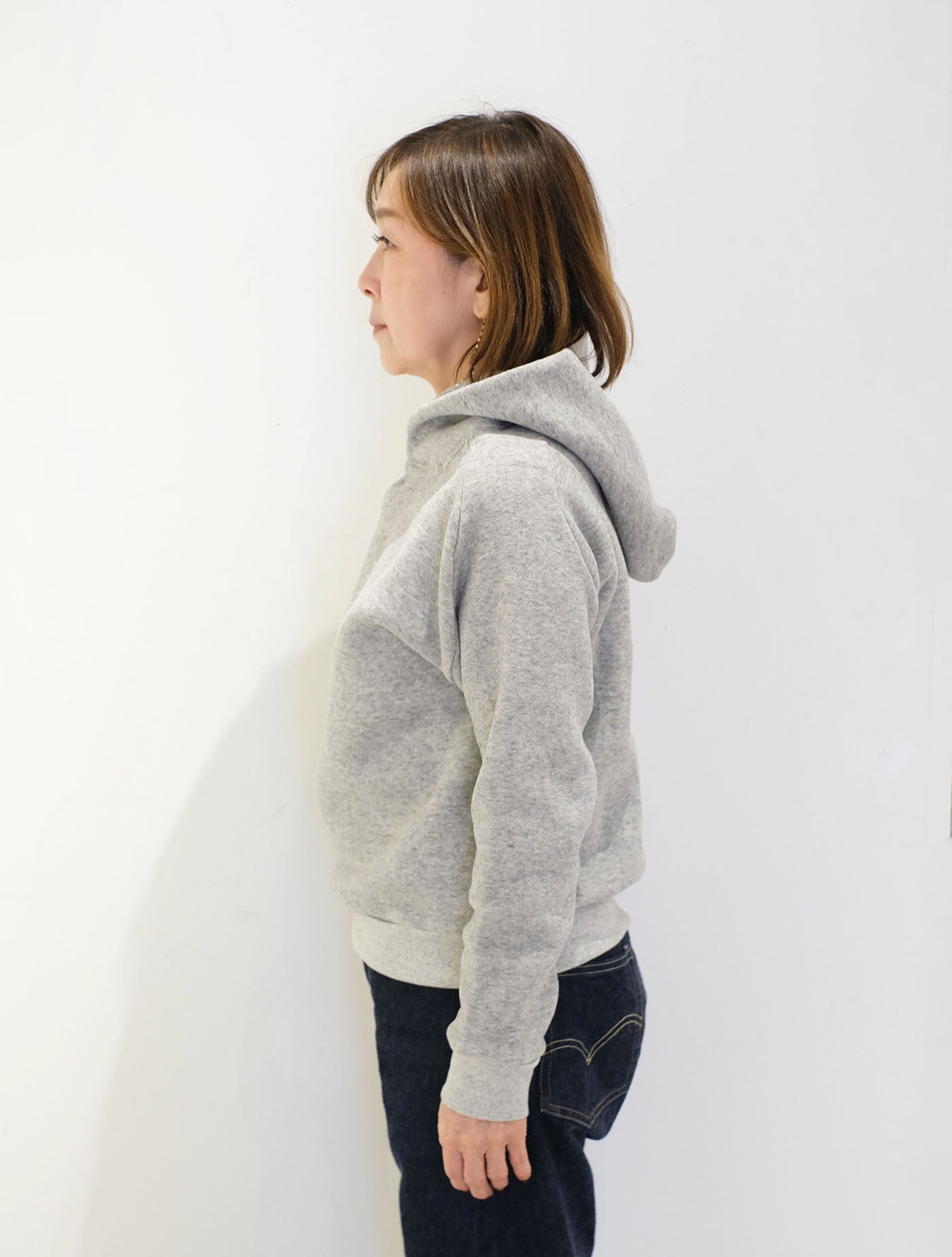 フーディー "freedom sleeve hoodie 裏起毛" (Lim home)