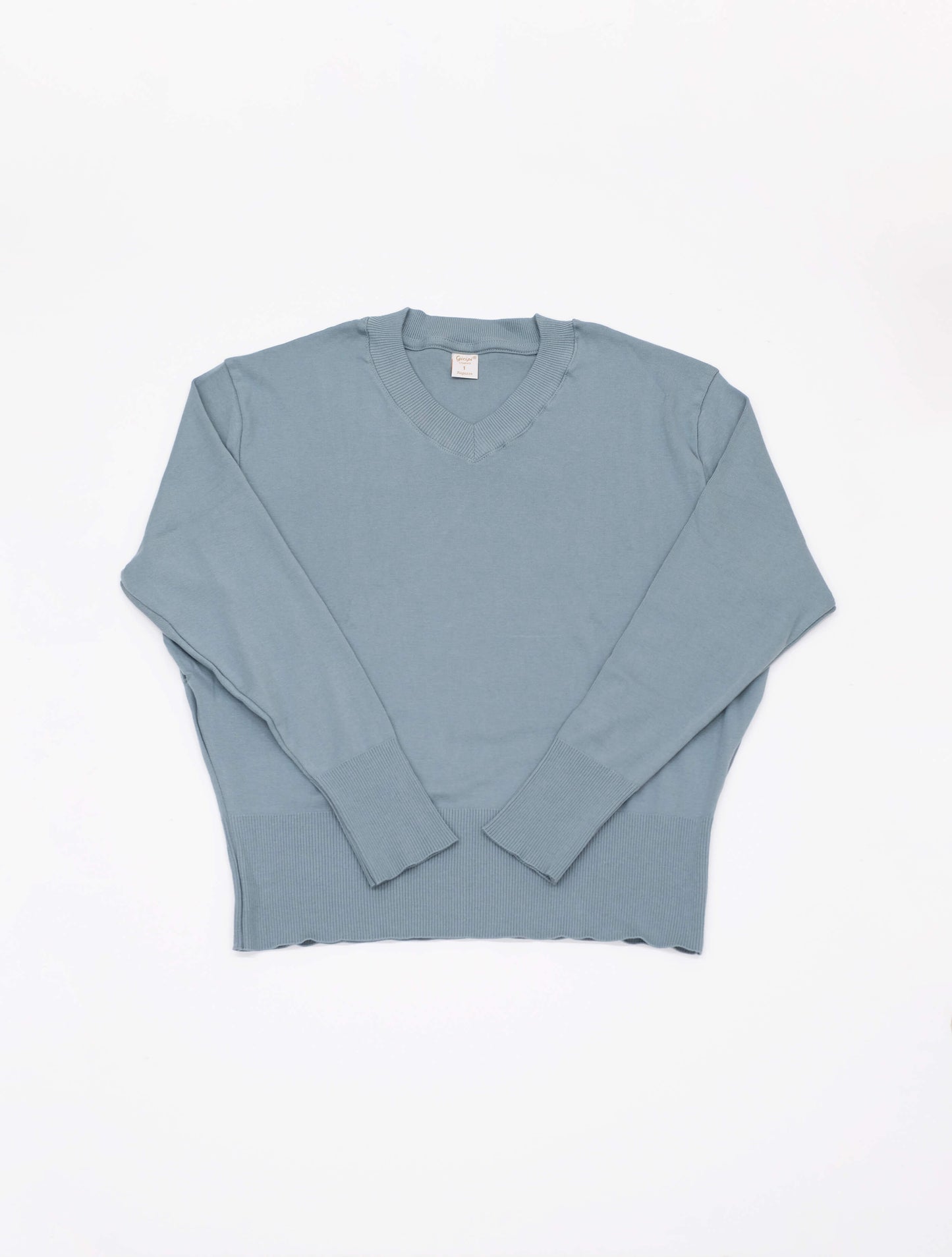 Vネックニットソー "CARCIOFO" (gicipi)