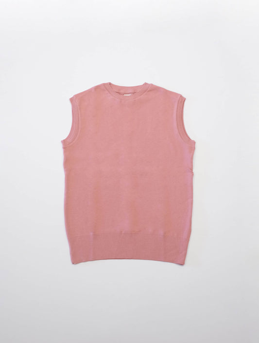 ノースリーブニットソー "OPALE" (gicipi)