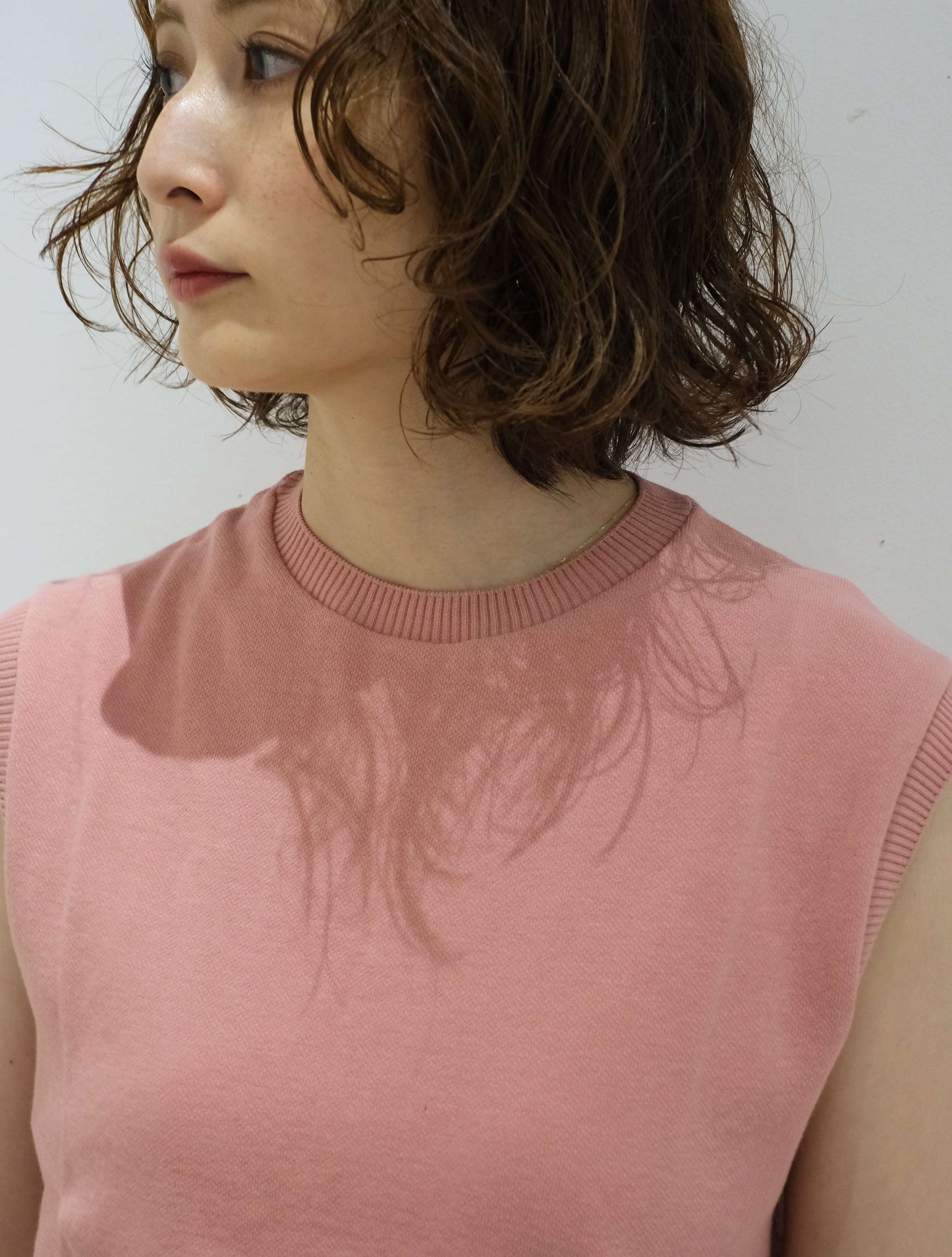 ノースリーブニットソー "OPALE" (gicipi)