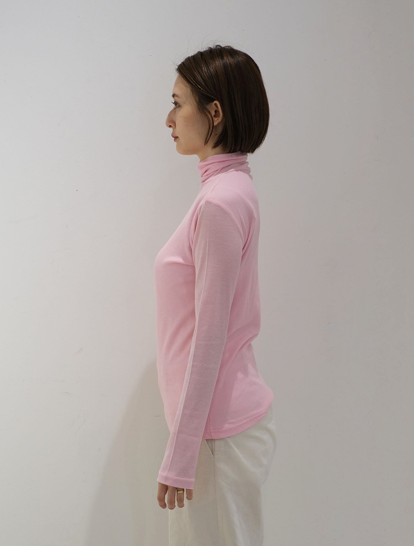 sheer rib jersey turtle neck (Lim home)