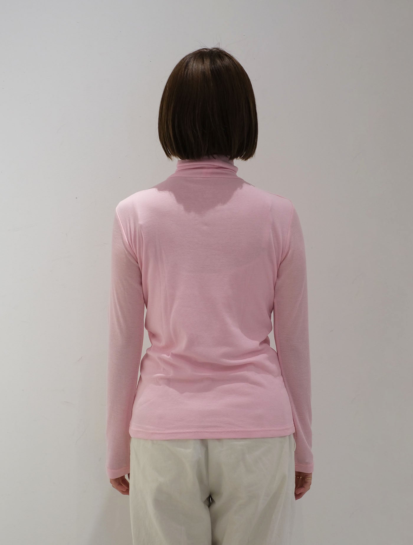 sheer rib jersey turtle neck (Lim home)