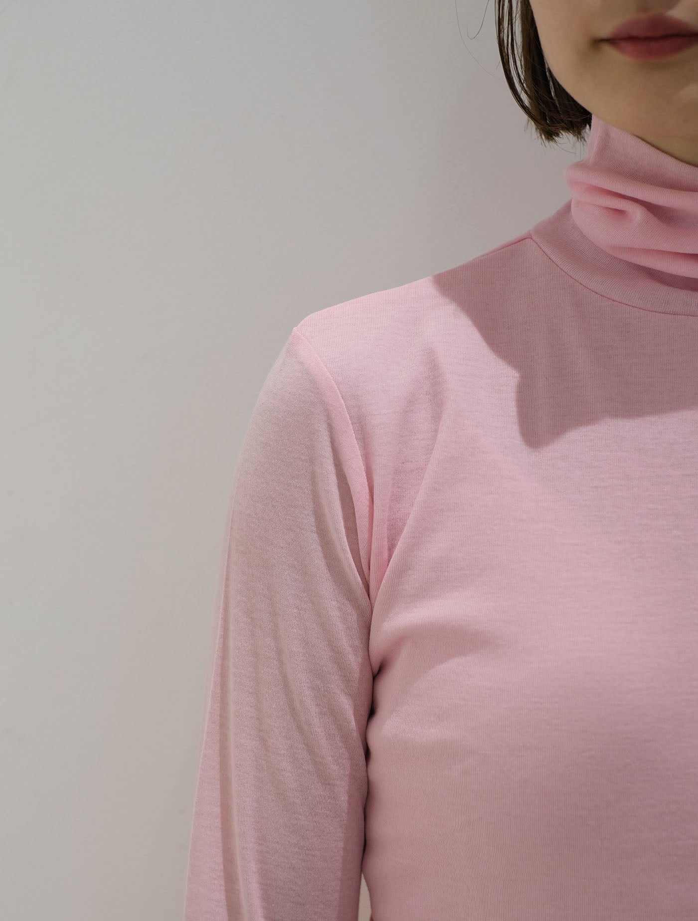 sheer rib jersey turtle neck (Lim home)