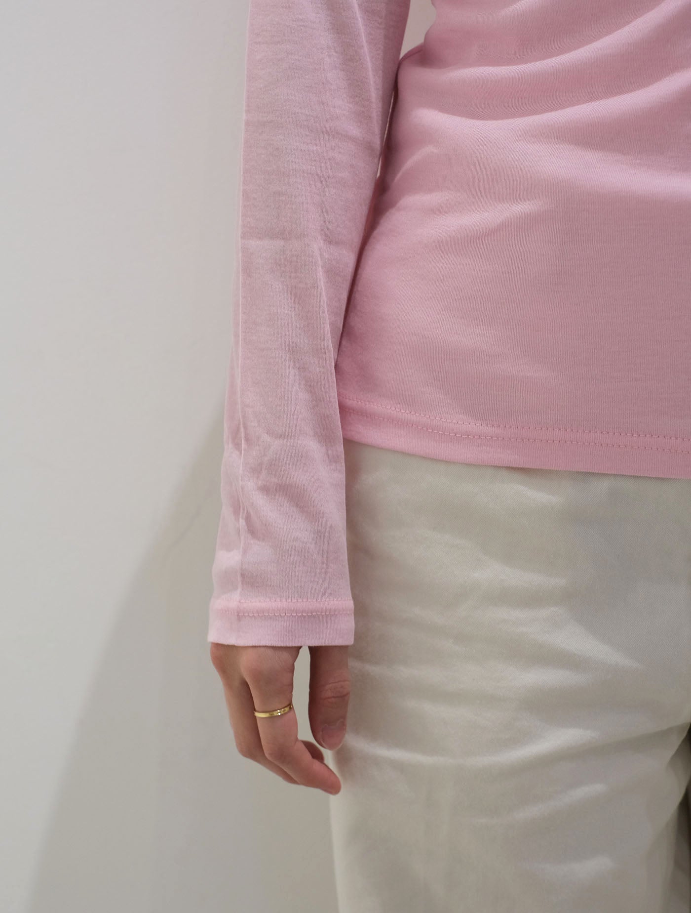 sheer rib jersey turtle neck (Lim home)