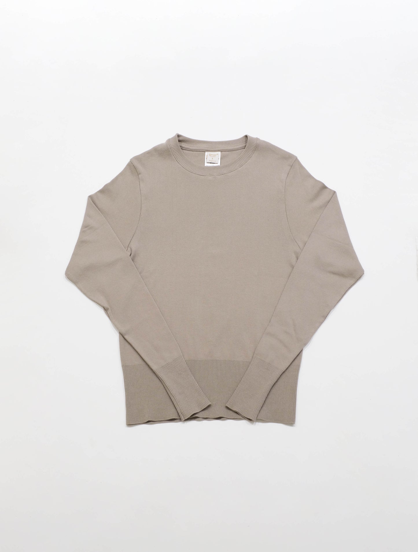 クルーネックジャストフィットニットソー "FRAGORA" 26AW (gicipi)