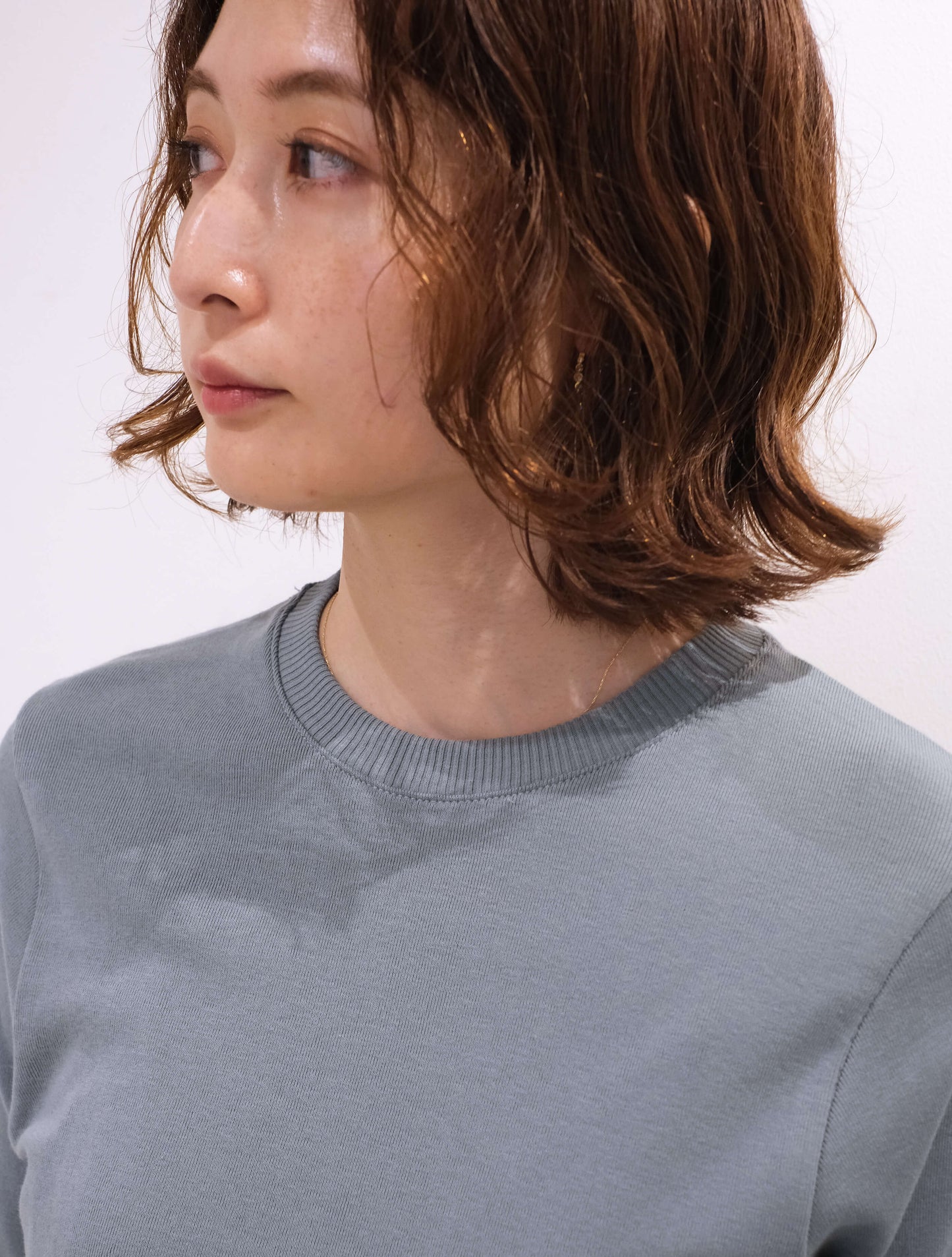 クルーネックジャストフィットニットソー "FRAGORA" 26AW (gicipi)