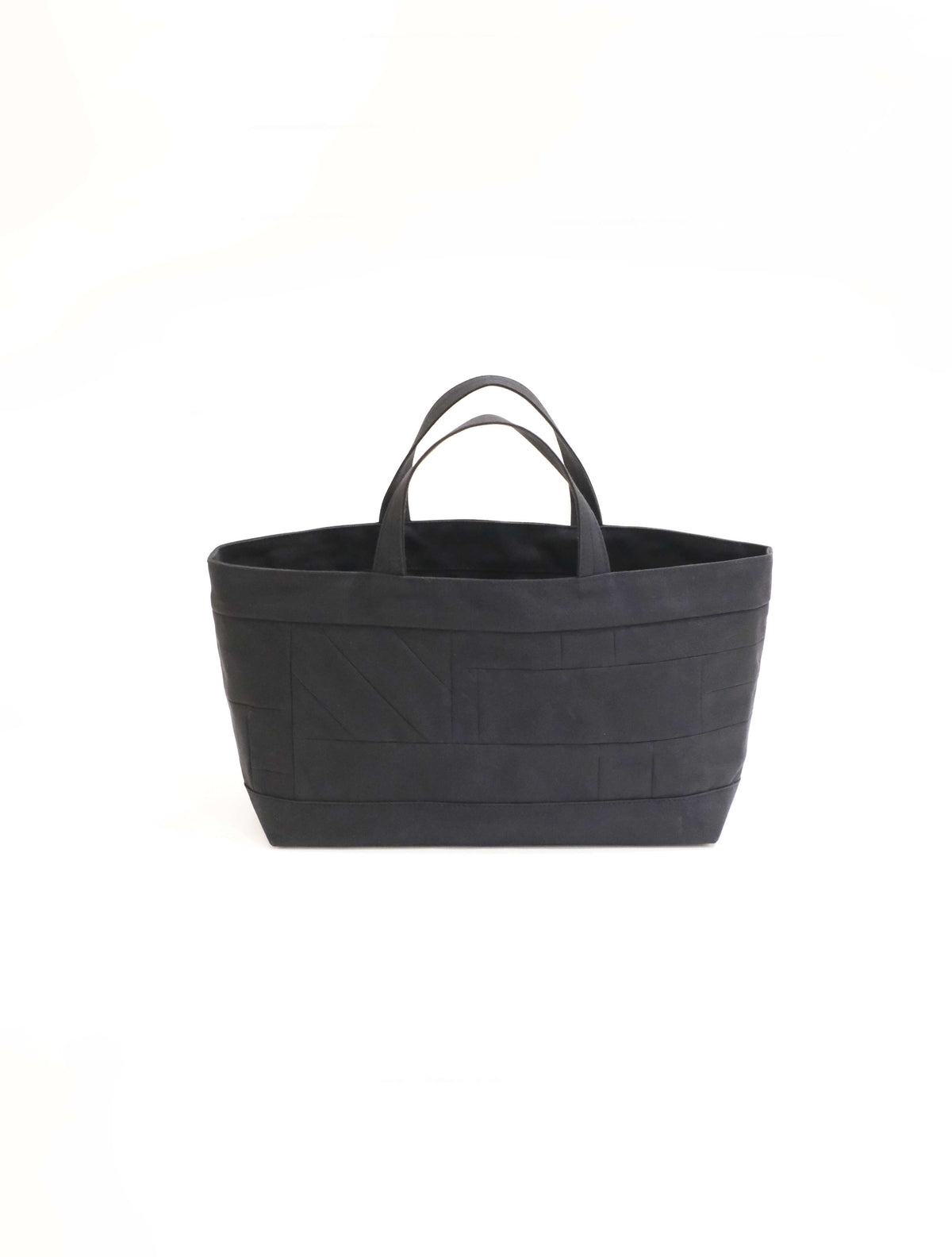 Yokonaga tote -MOSAIC- Black (CUBIE)