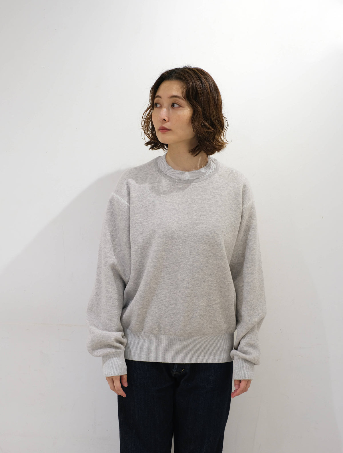 KNIT SEWN CREW (NECESSARY OR UNNECESSARY)
