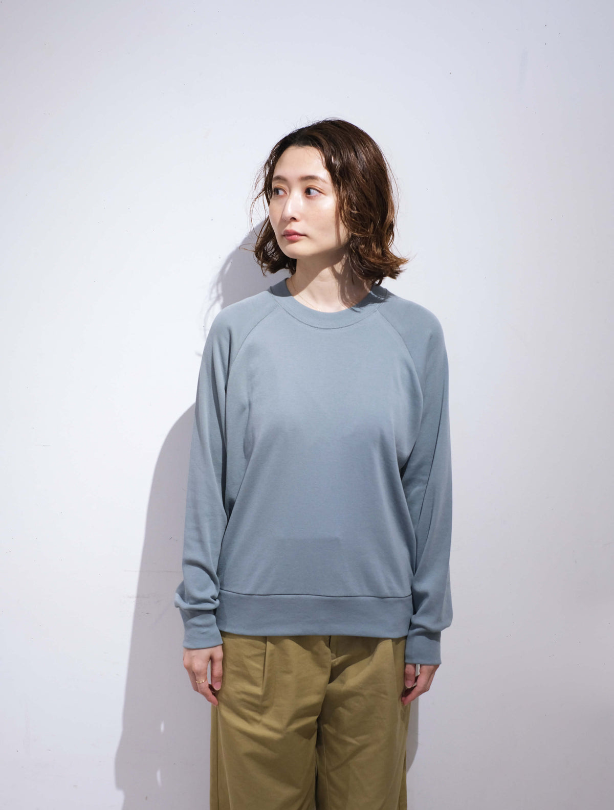 クルーネックラグランスリーブ "NOCCIOLA" (gicipi)