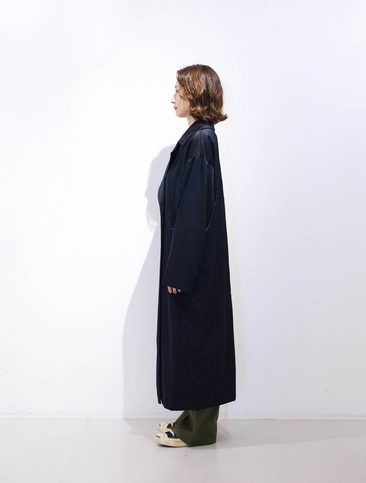 Wロングコート (drawell)
