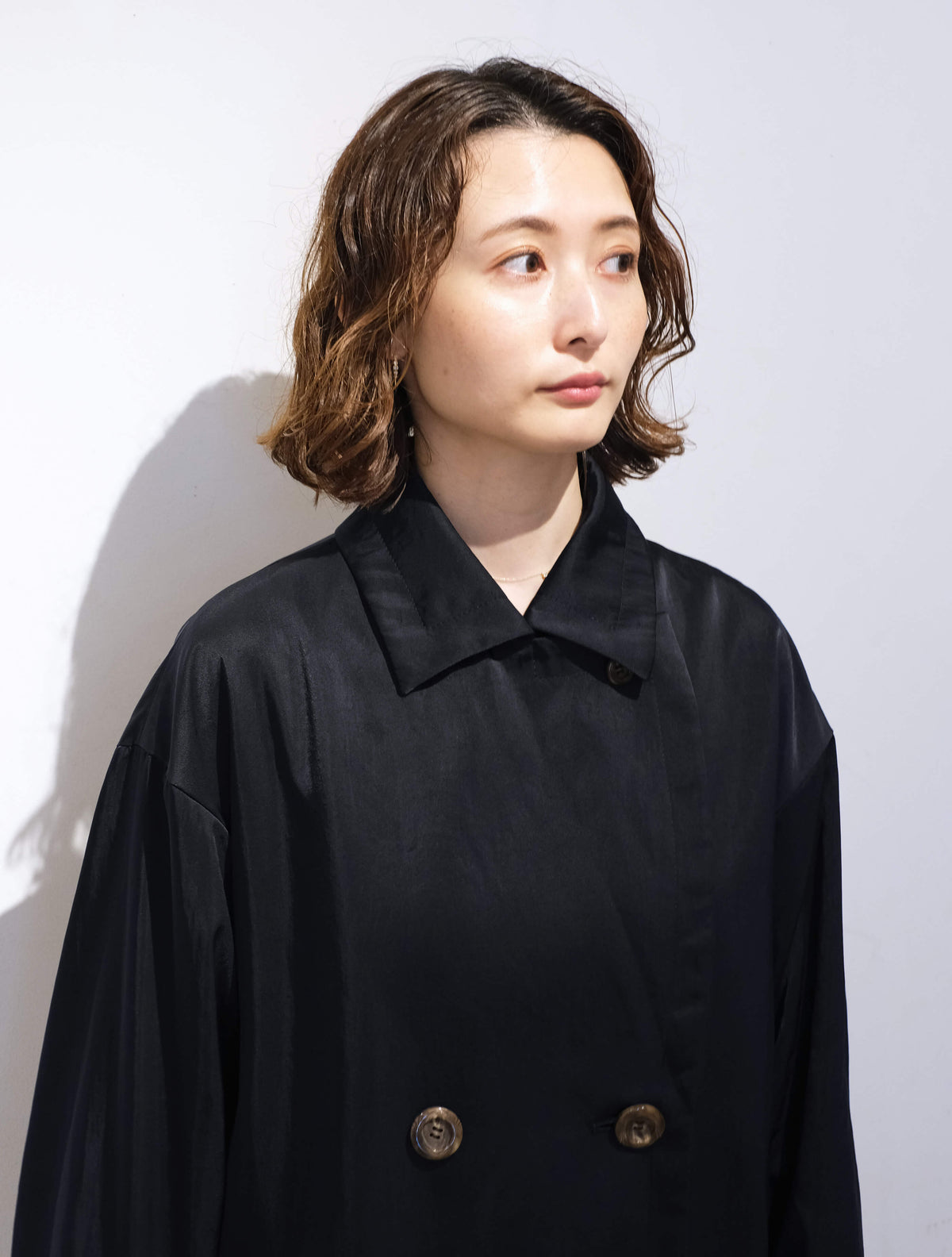 Wロングコート (drawell)