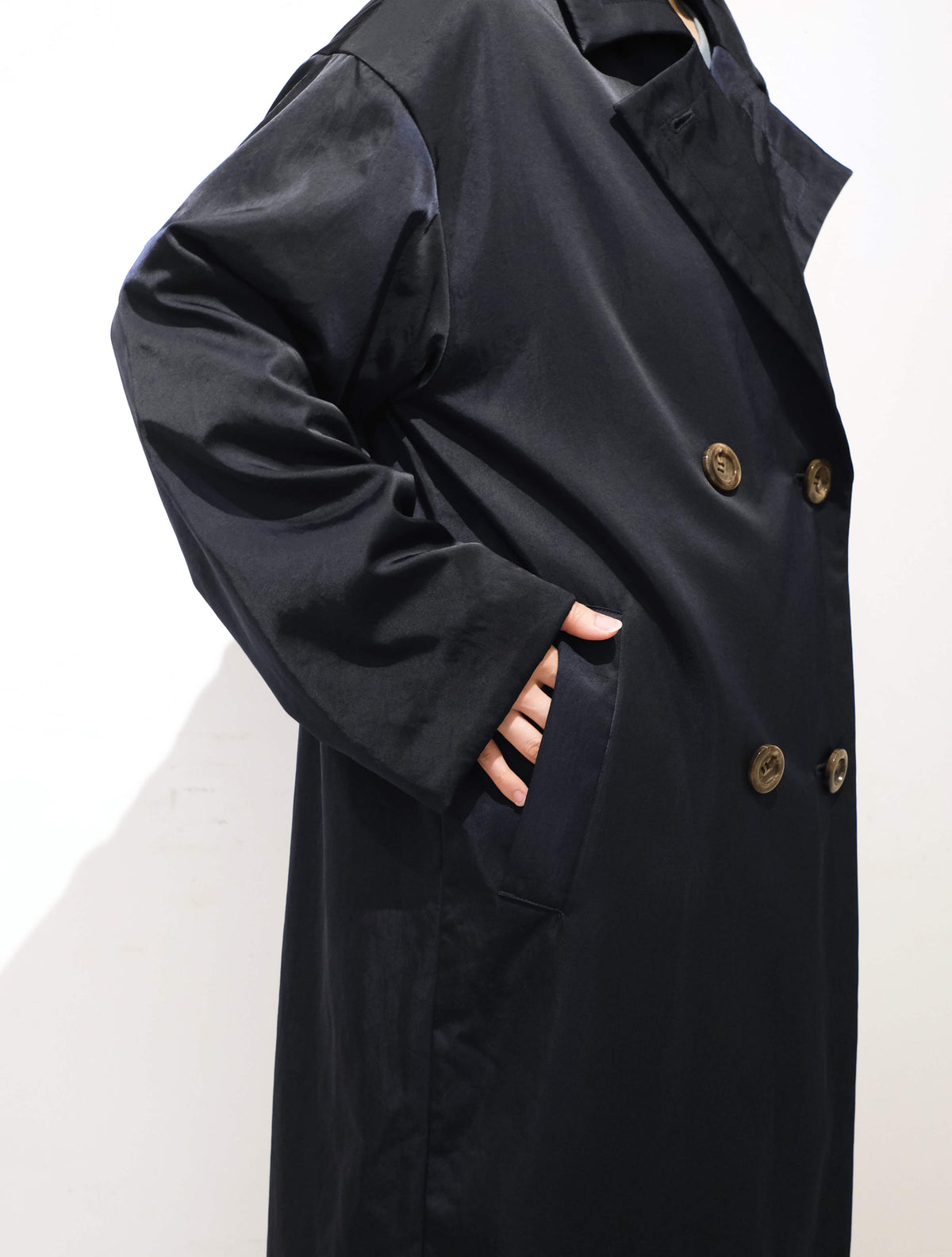 Wロングコート (drawell)