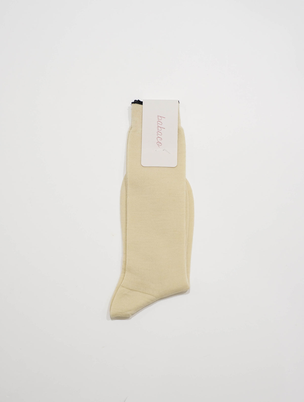Wool Fine Ribbed Socks (babaco)