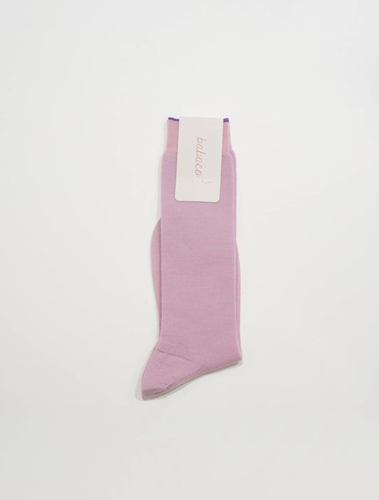 Wool Fine Ribbed Socks (babaco)