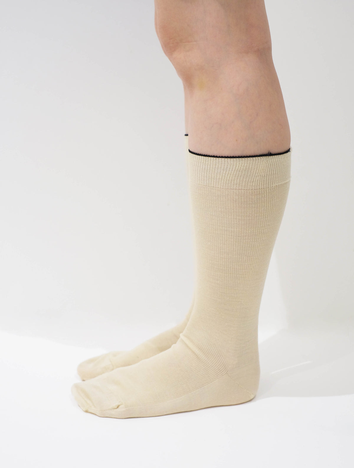 Wool Fine Ribbed Socks (babaco)