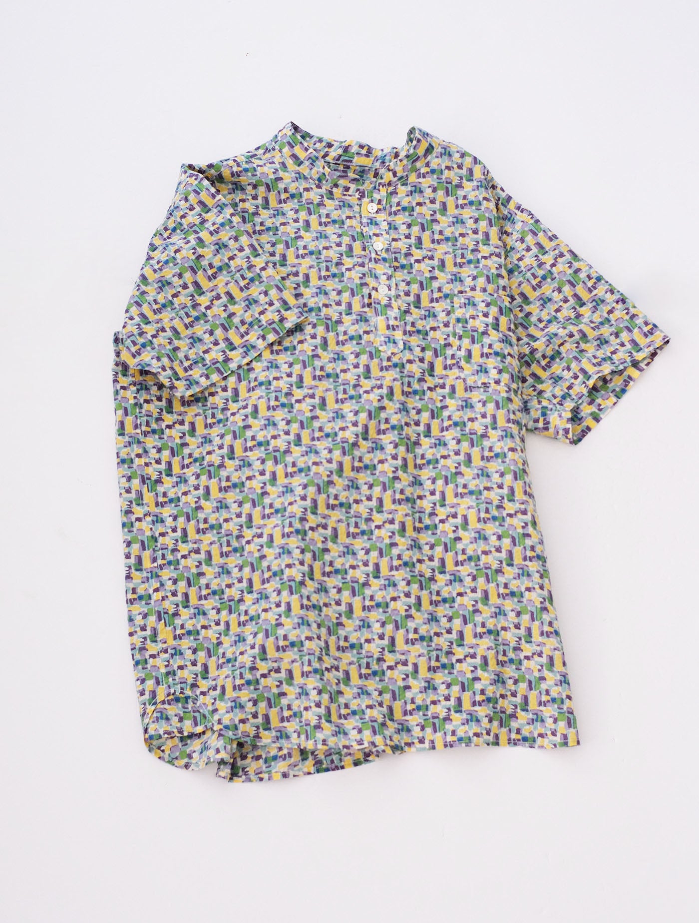 シャツ "pull over henry shirt(multi)" (Lim home)