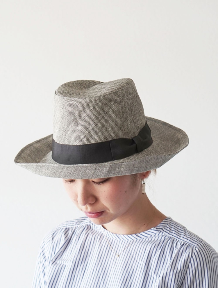 ambientepaper cloth hat grey |