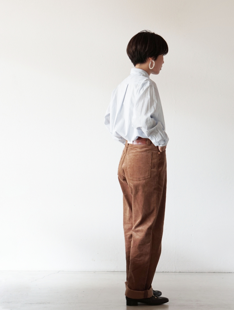 レディース新品 LENO＆CO KAY High Waist Corduroy Pants