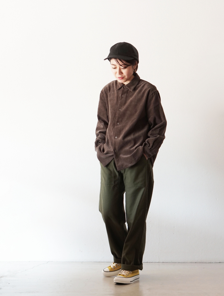ambientecomfort shirt relax square brown |