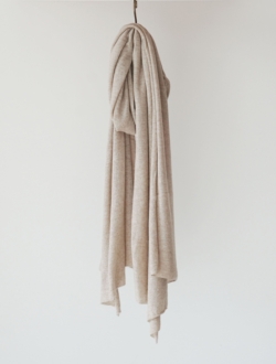 糸衣 | cashmere stole “AZUSA-S” beige　