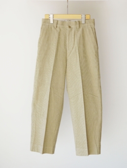 非公開: chino cloth pants “CREASED” corduroy  khaki　のサムネイル