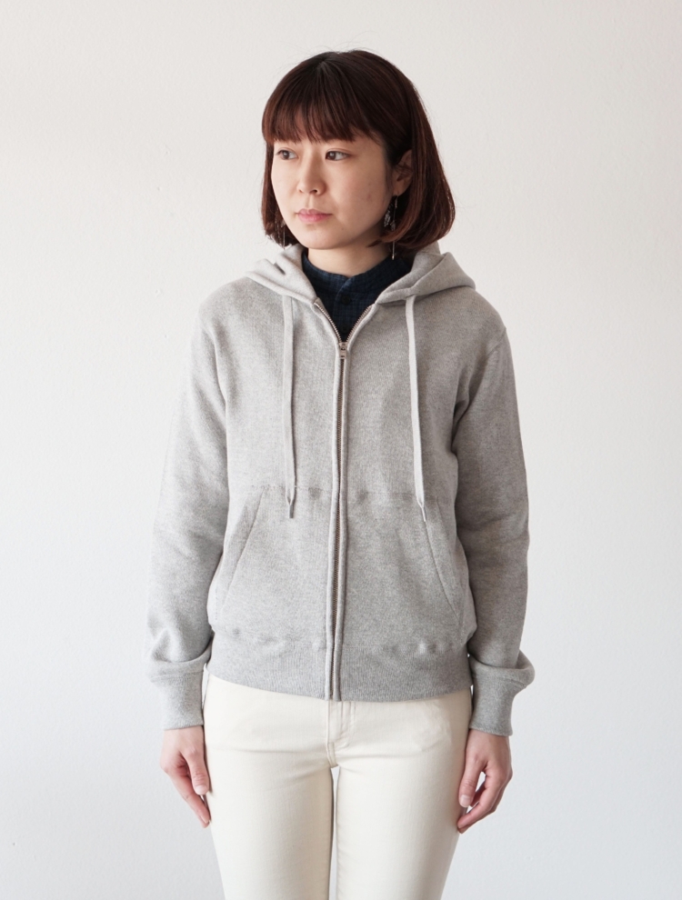 ambientefleece zip hoodie gray |