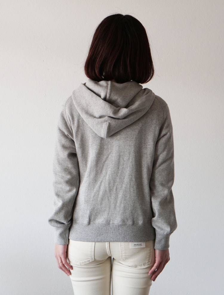ambientefleece zip hoodie gray |