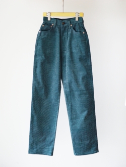 “KAY” high waist corduroy pants  smoky blue　のサムネイル