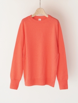 knit "ecole sweater” orange