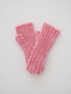 fingerless mitten  pink　のサムネイル