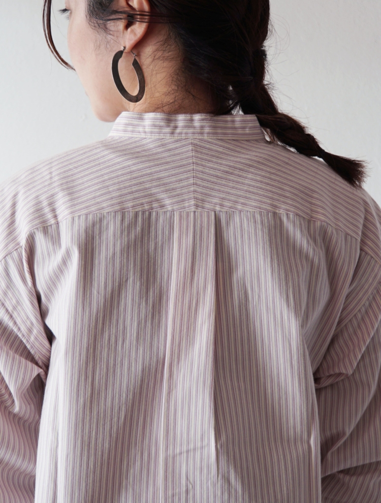 ambienteband collar shirt pink stripe |