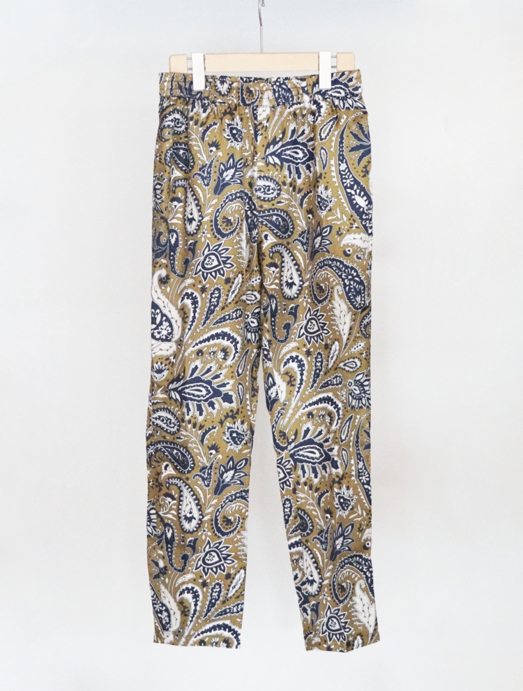 ambientetapered 2 pants jumbo paisley khaki |