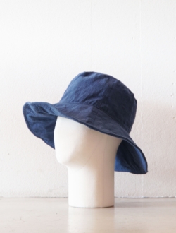 非公開: linen hat “ena”  blue　のサムネイル