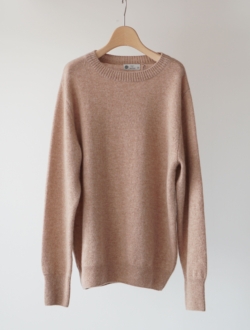 knit "ecole sweater”  lightbrown
