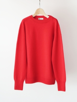 knit "ecole sweater”  red