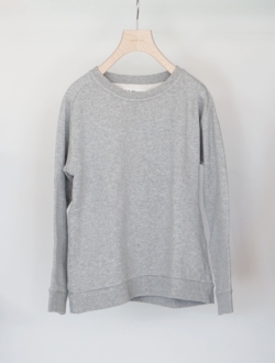 sweatshirts "raglan sleeve sweat" gray　