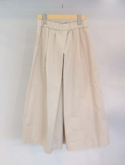 skirt "cotton cross skirt(long)"  ivory　