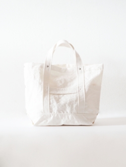 cotton linen tool bag small c/li white　のサムネイル