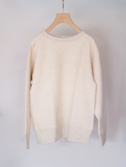 sweat pullover oatmeal　