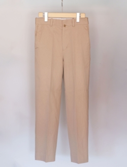 chino cloth pants “CREASED SLIM”  khaki　のサムネイル