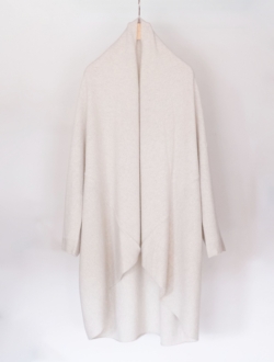 gown cardigan “FUJI” melange silver grey　のサムネイル