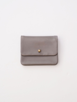 half single flap wallet  grey　のサムネイル