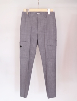 cargo trousers  grey stripe　