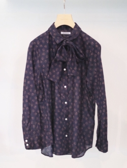 blouse “sherry(print)” navy　のサムネイル