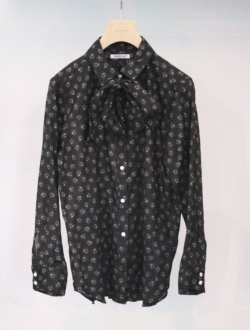 blouse "sherry(print)" black　