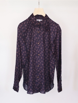 blouse “blair(print)” navy　のサムネイル